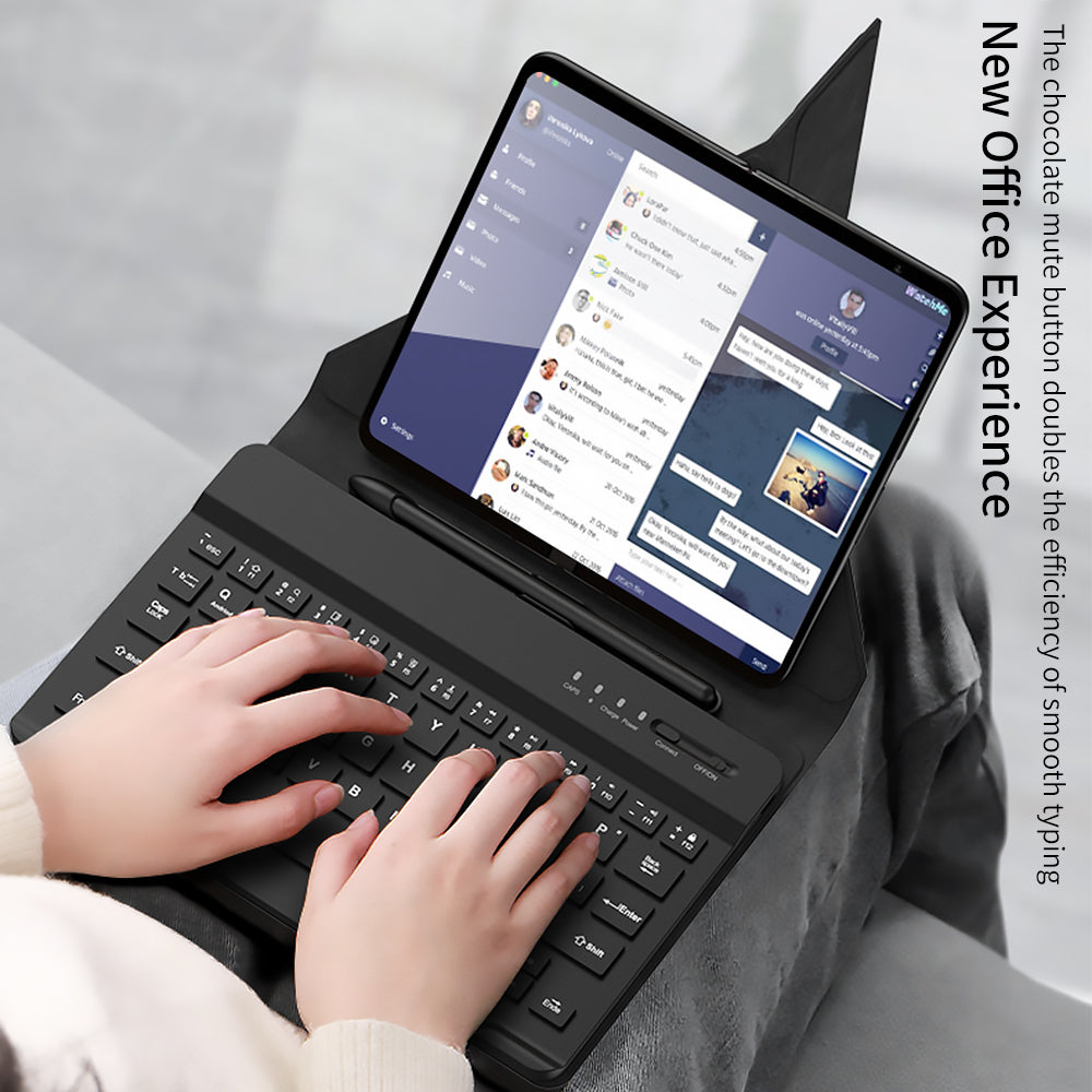 For Samsung Galaxy Fold / Z Fold Series PU Leather Portable Case Kickstand Cover with Bluetooth Keyboard For Samsung Galaxy Fold / Z Fold Series PU Leather Portable Case Kickstand Cover with Bluetooth Keyboard